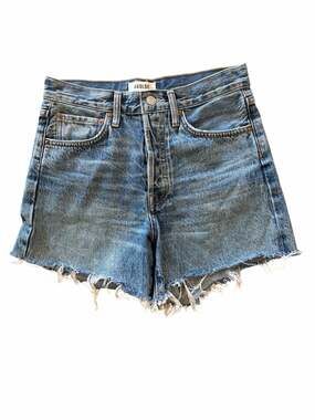 AGOLDE Parker Vintage Cut Off High Rise Denim Shorts Size 24